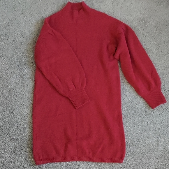 For Thee Mock-neck Sweater Dress - Picture 1 of 8